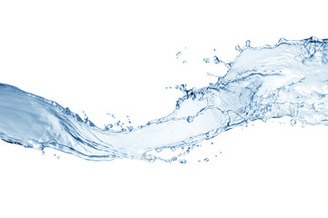 water splash isolated on white background