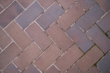 Brown stone road texture pavement design and pattern.