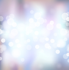 Obraz premium Silver festive lights, vector background.