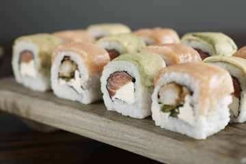 Piezas detalle sushi