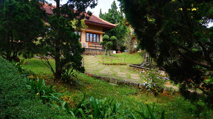 old house in the garden
