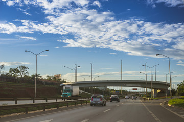 Road to the internacional airport of Belo Horizonte, Minas Gerais