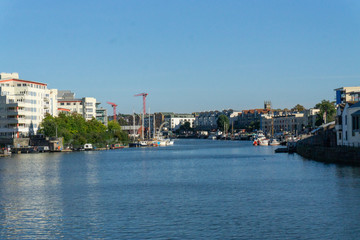 Fototapeta na wymiar Bristol City Harbor