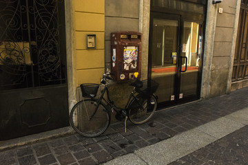 Asti street Italy