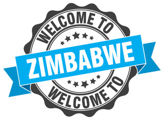 Zimbabwe round ribbon seal