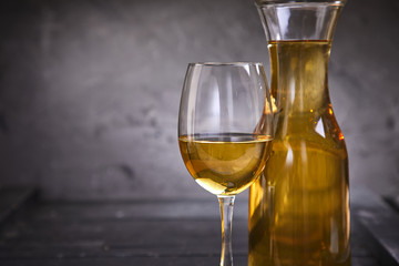 cold white wine