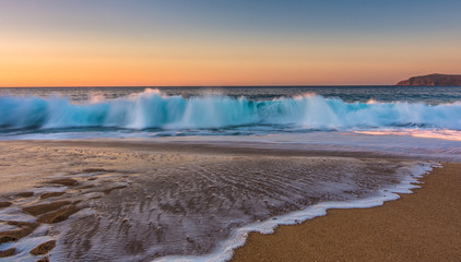 Sunrise art Bore beach