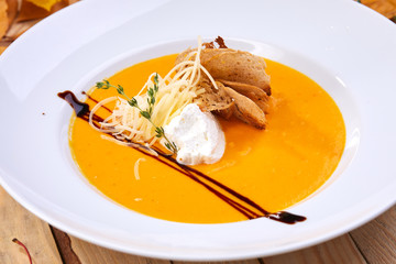 pumpkin cream soup