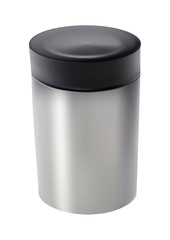 Food Vacuum Flask - On White Background Vector Eps10