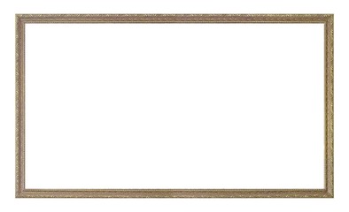 Golden frame for paintings, mirrors or photo
