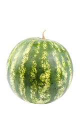 Fresh fruit of watermelon on white background.