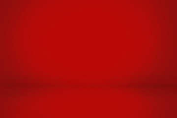 red gradient abstract wall and studio room background, can be presented your product