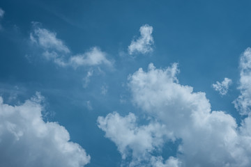 Naklejka na ściany i meble Cloud in blue sky
