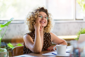 Portrait of confident creative businesswoman in office

