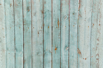 Wooden boards painted in bright blue texture, shabby surface tree with cracks and scratches, old wood board, abstract background, retro vintage backdrop, wallpaper, empty template, design element