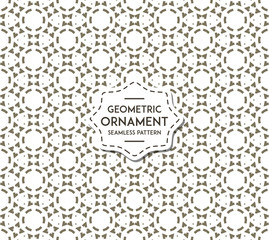 Abstract geometric pattern with lines, rhombuses A seamless vector background.