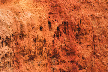 Unique Mars red landscape fragment. Chagan-Uzun Altai, Russia