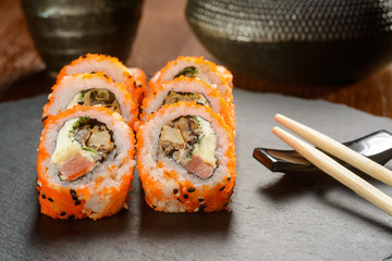 Tartar sauce and mussels rolls