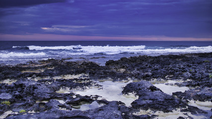 sunset over sea from Salento