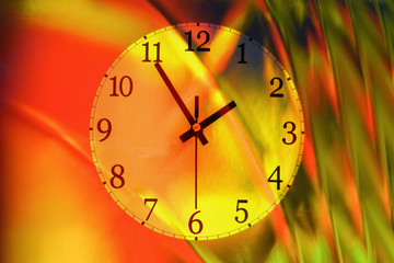 Colorful wall clock