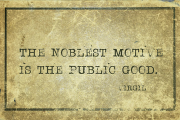 public good Virgil