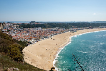 From the high point of Nazare