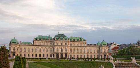 Fototapeta na wymiar Royal Palace Belvedere in Vienna, Austria