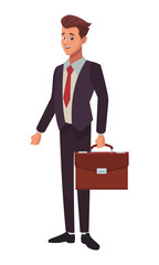 Executive businessman cartoon