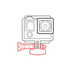 Fototapeta premium action cam
