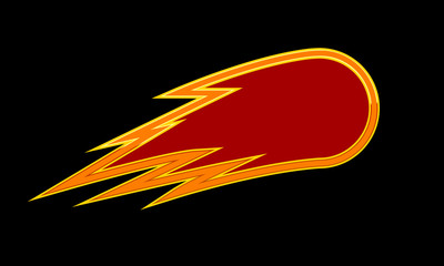 fire comet logo © kraft2727