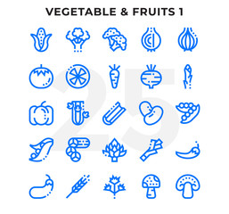 Dashed Outline Icons Pack for UI. Pixel perfect thin line vector icon set for web design and website application.