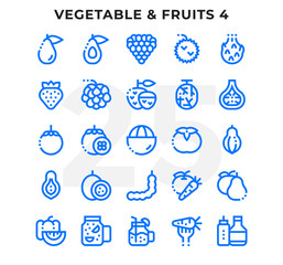 Dashed Outline Icons Pack for UI. Pixel perfect thin line vector icon set for web design and website application.