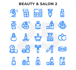 Dashed Outline Icons Pack for UI. Pixel perfect thin line vector icon set for web design and website application.