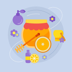 Collection of Aroma Oils and Perfume