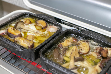 グリルパン　アヒージョ