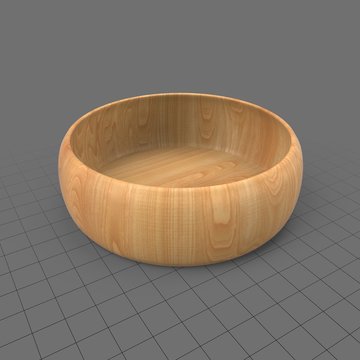 Wooden bowl