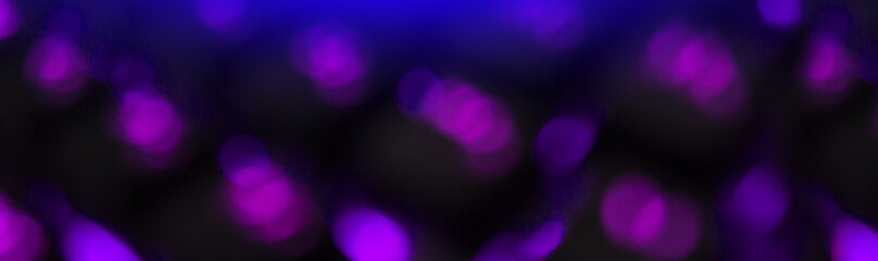 Night dark background bokeh, neon light, blurred background, light effect night view. Dark abstract background, laser glare.