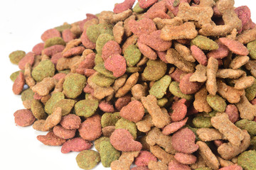 Fototapeta premium close-up of dog feed