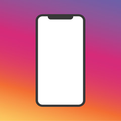 New Mockup of social network photo frame inspired by Facebook and other social resources. Modern design. Vector illustration. EPS10.