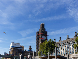 Baustelle am Big Ben bis ca. 2021