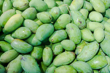 Group of manggo in a market