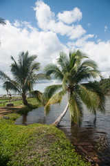 Fototapeta na wymiar Scenic views from paradise island