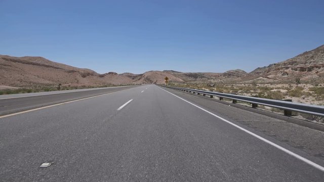 Desert Highway Canyon Driving Template Front View 03