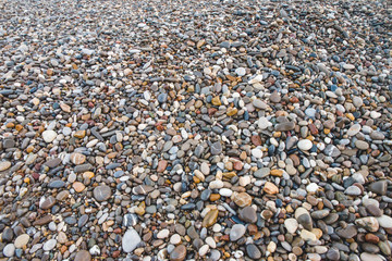 Abstract background with pebbles - round sea stones