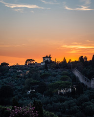 Florence at sunset