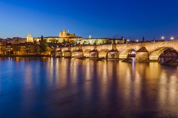 Obraz premium Charles bridge in Prague - Czech Republic