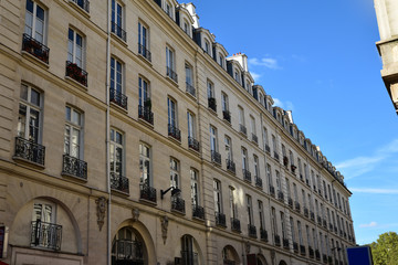 Immeubles bourgeois à Paris, France