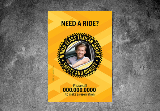 Orange and Yellow Patterned Flyer Layout