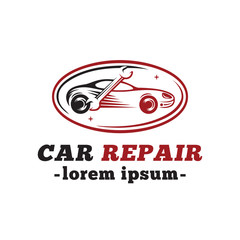 Car Repair Logo. Vector and illustrations.