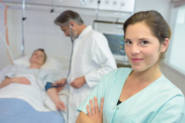 Obraz premium the confident nurse